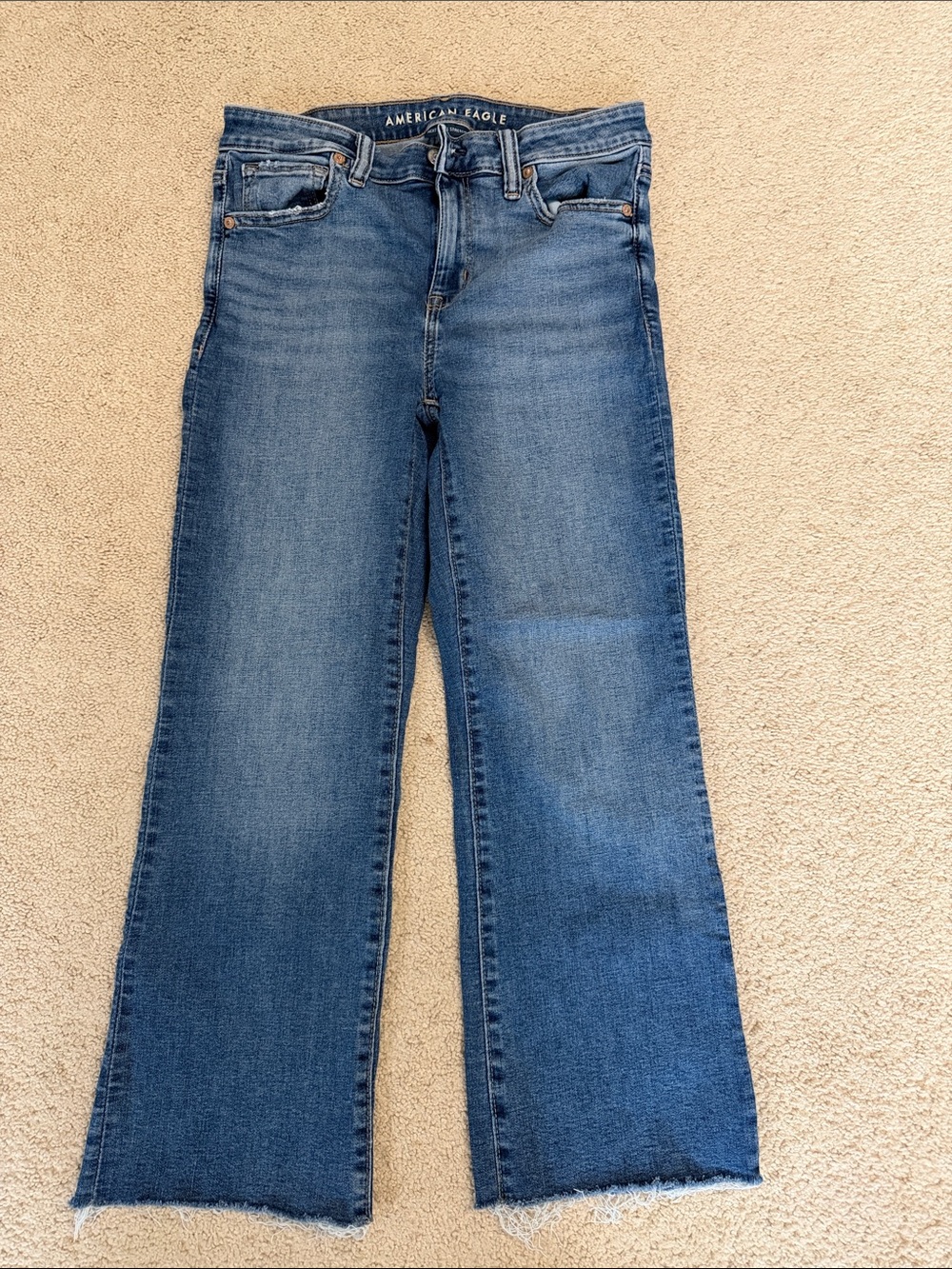 American Eagle Outfitters high- Rise kick boot crop
